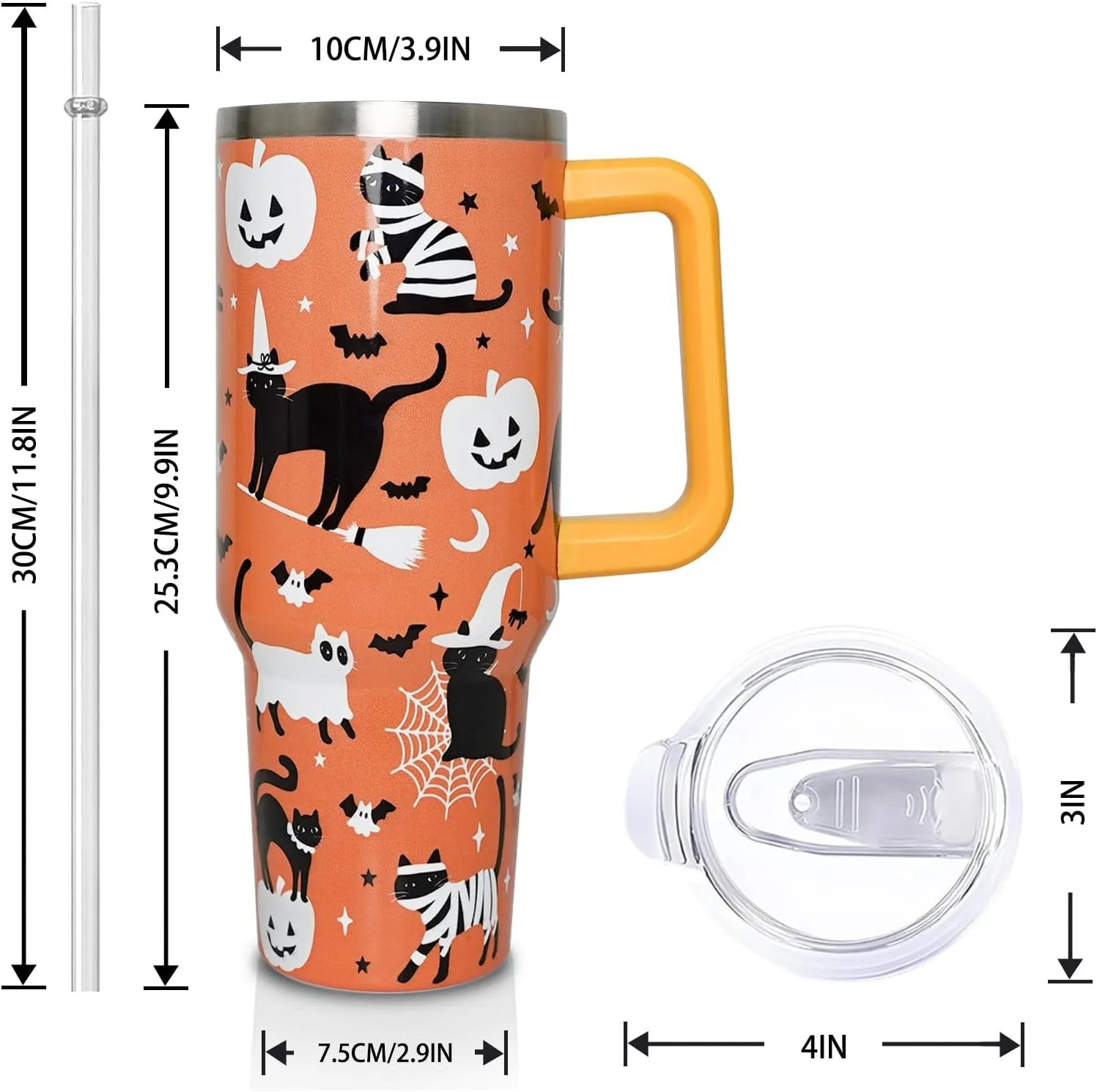 Tumblerween Cup holder with straw