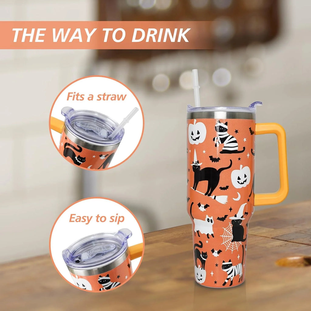 Tumblerween Cup holder with straw